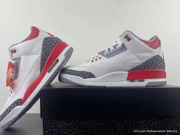 Official Maikesneakers DN3707-160 Air Red Jordan OG Fire 3 0616